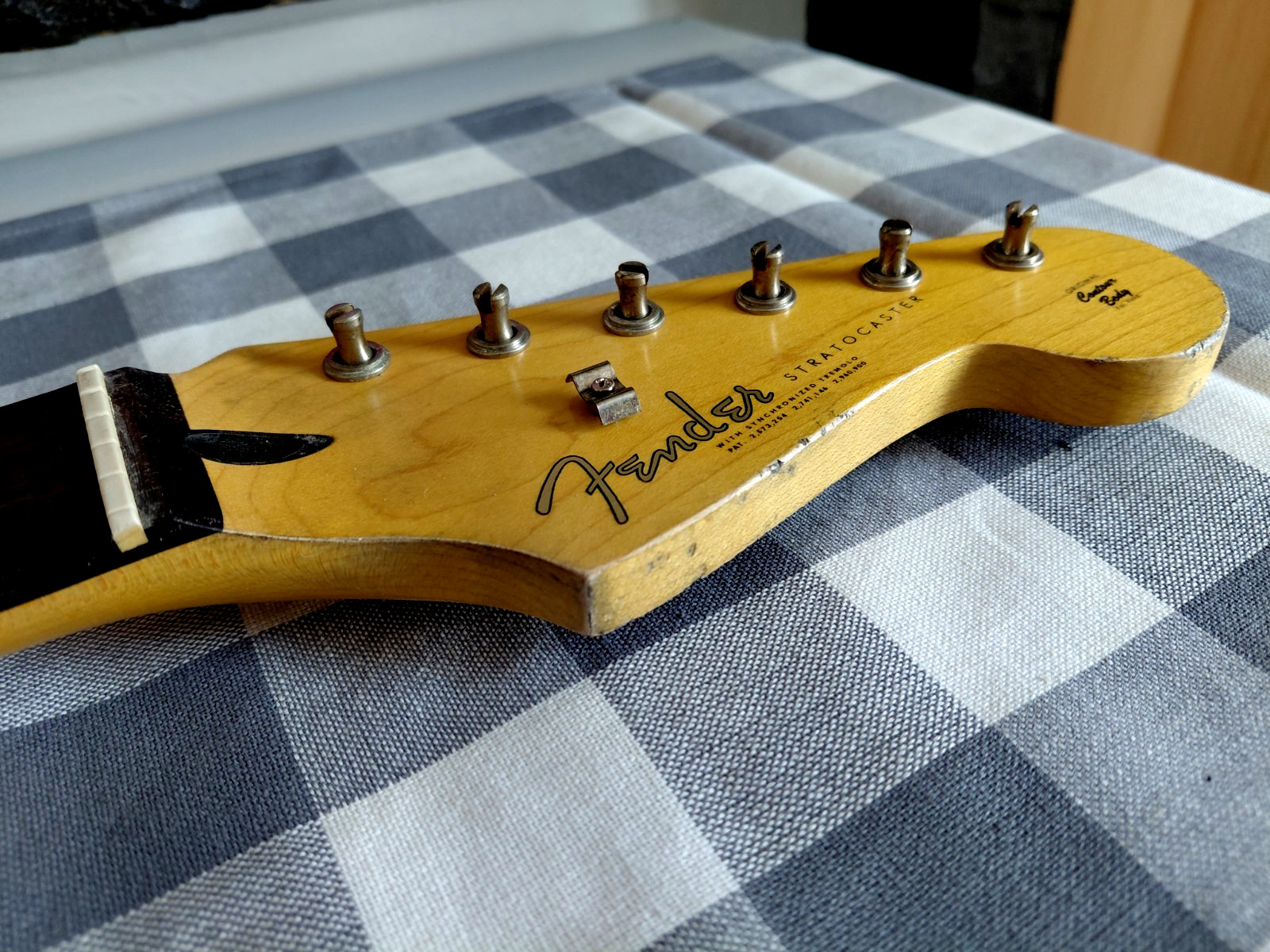 Fender Lic Relic Strat neck Aged Nitro 60s Stratocaster Mr G's Custom shop