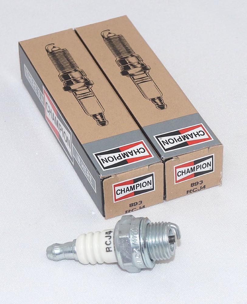 2 Pack Champion 893 RCJ4 Copper Plus Small Engine Spark Plug