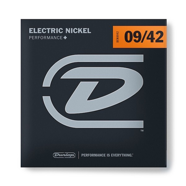 Dunlop Performance+ Electric Guitar Strings; gauges 9-42