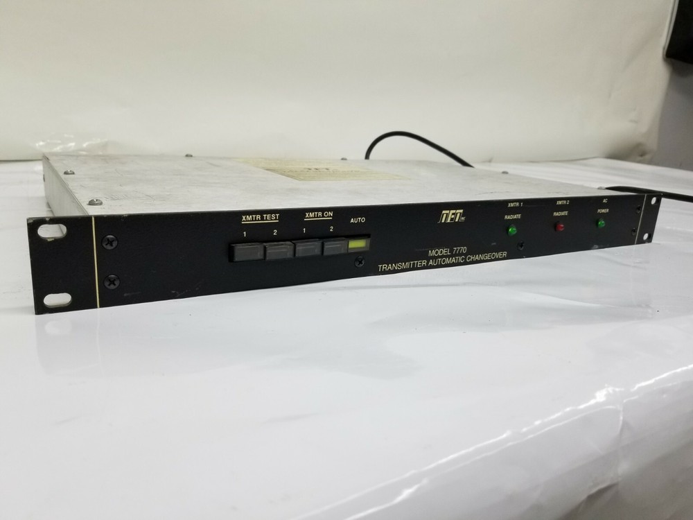 TFT Model 7770 Transmitter Automatic Changeover