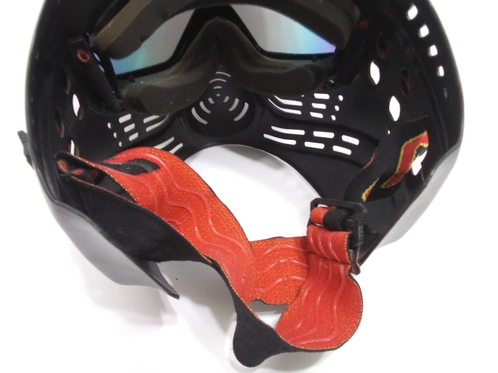 JAVA Paintball Mask Kingman Black Face Lens Shield