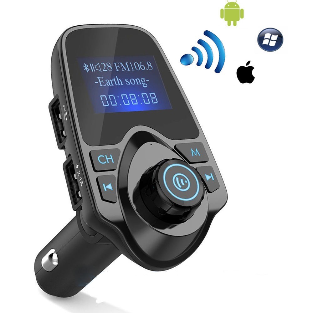 T11 Bluetooth FM Transmitter USB Car Charger Kit iPod Audio Player iPhone HTC