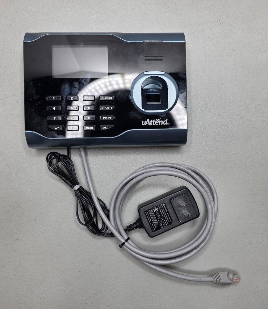 uAttend BN6000 Biometric Timeclock - Black