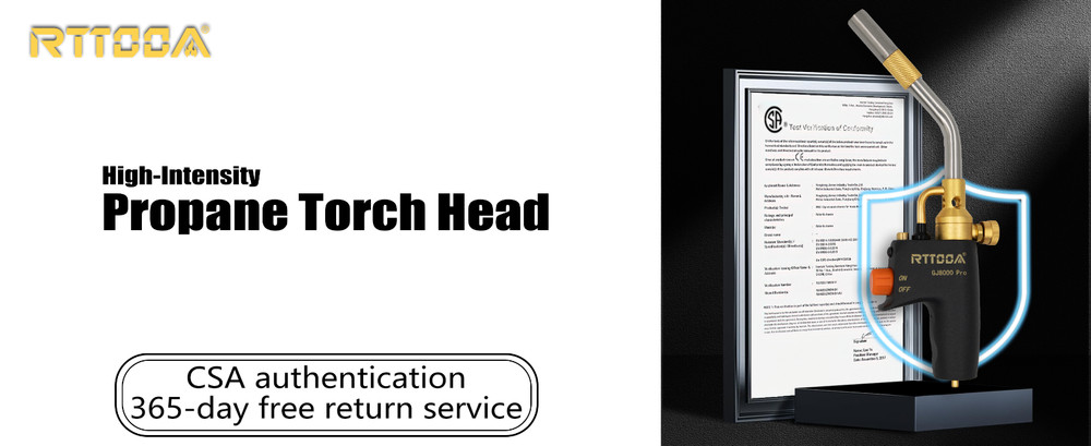 High Intensity Propane Torch Head Kit - Trigger Start, Pencil Flame, CSA Certifi