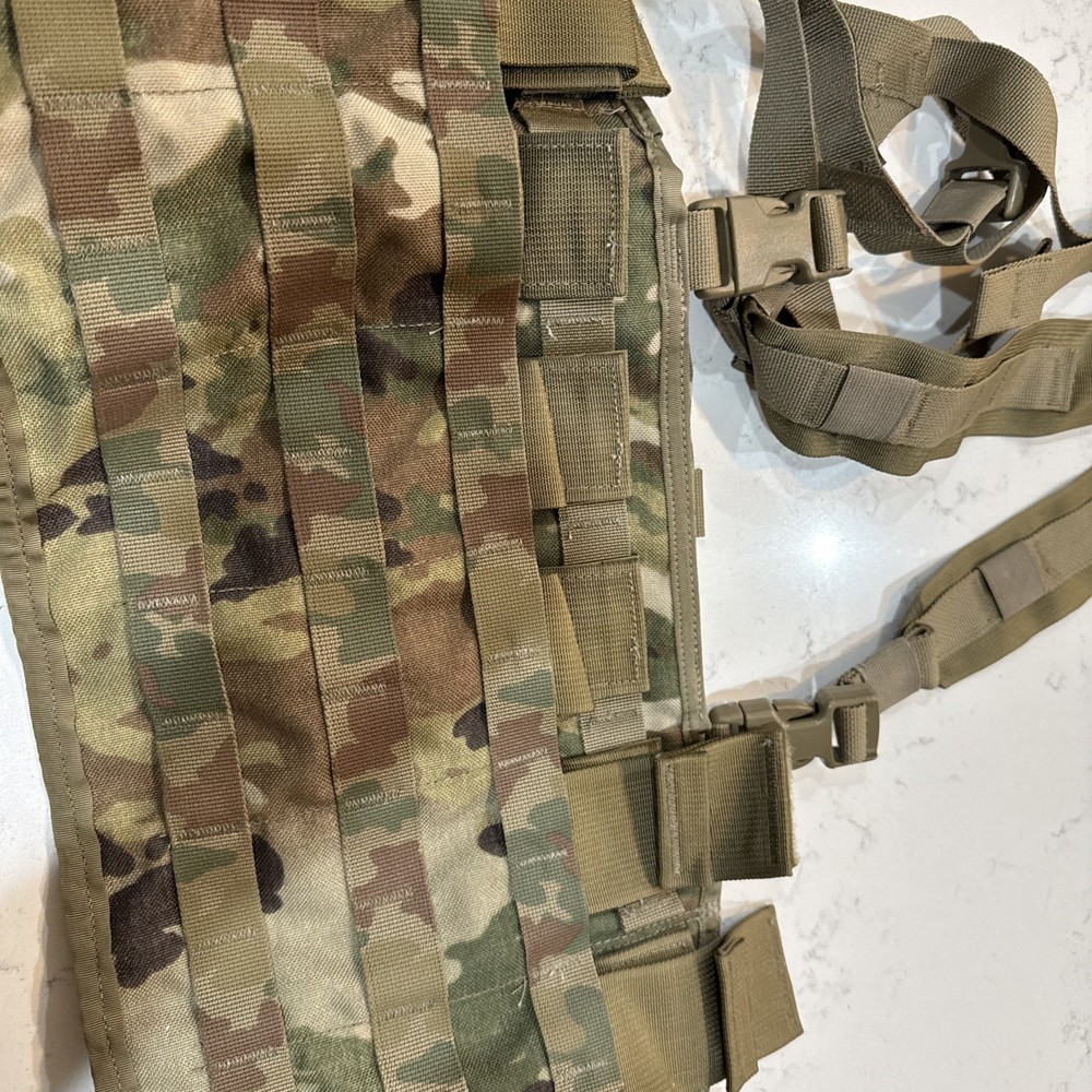 US Army Chest Rig With Attachments Multicam