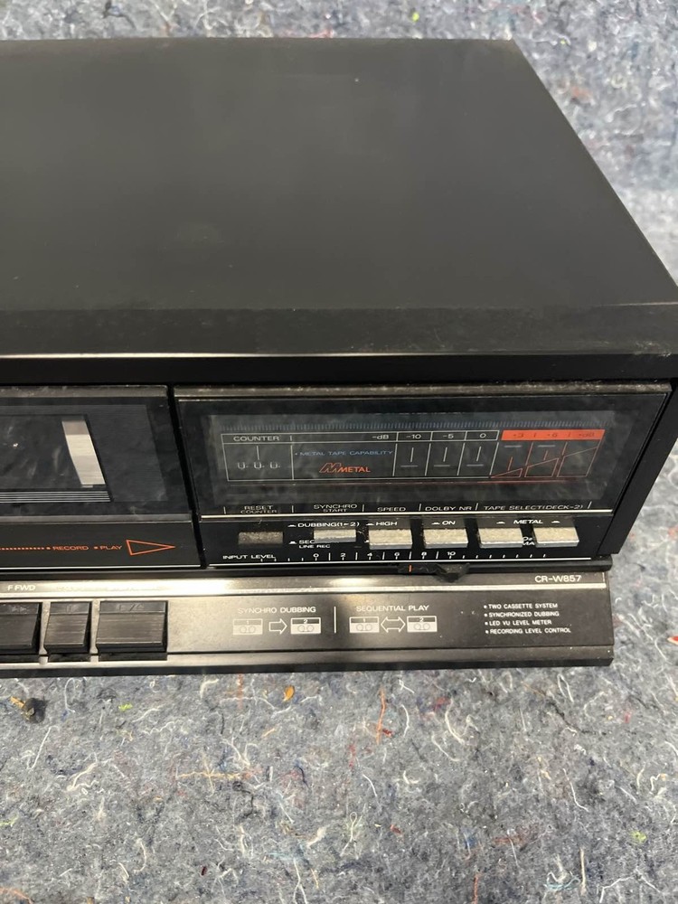 Fisher Studio-Standard Double Cassette CR-W882 Dolby