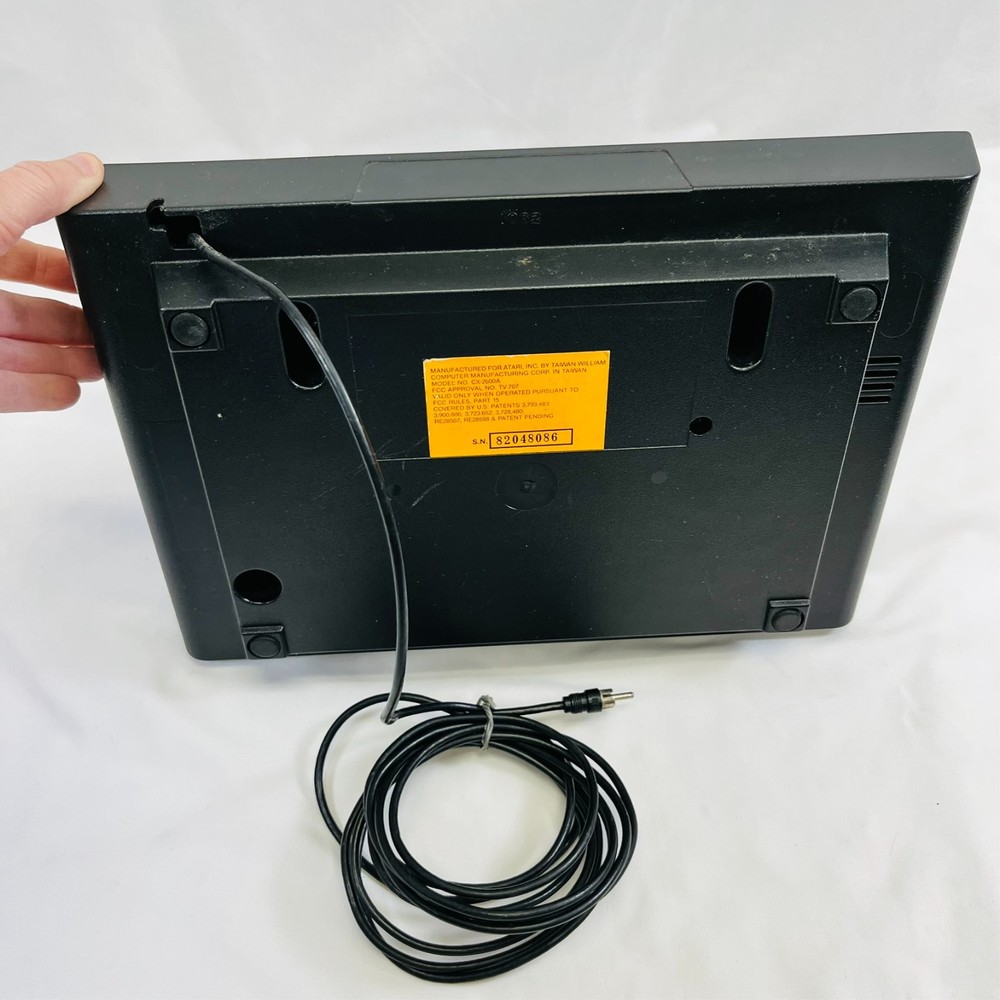 Atari 2600 Console Bundle w/ Mixed Joysticks, Cables VTG Retro Gaming UNTESTED