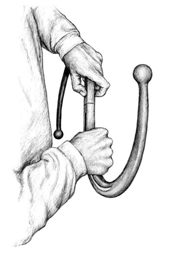 Original Backnobber II Massage Trigger Point Tool w Guide - Pressure Positive Co