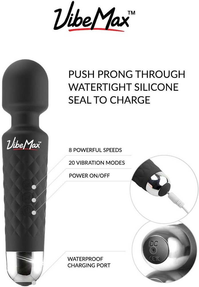 Rechargeable Personal Massager - Wireless & Waterproof - Powerful Multi Speed