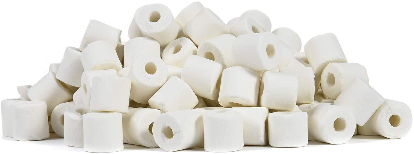 Aquarium Bio Ceramic Rings 6 lbs in 6 Filter Media Bags for Fish Canister Filter
