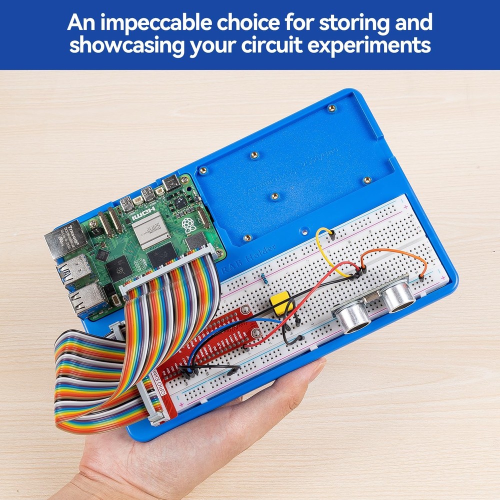 SunFounder RAB Holder Breadboard Kit for Raspberry Pi Compatible with Arduino...