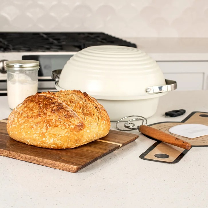Nordic Ware Simply Sourdough Kit – Bread Baking Pan + Tools & Instruction Book