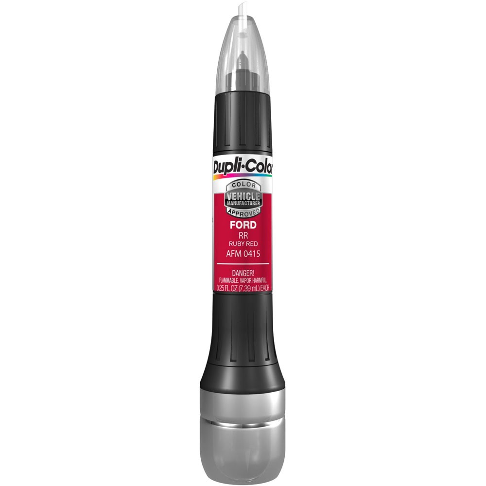 Duplicolor AFM0415, Scratch Fix Paint Pen for Ford RR Paint Code, Ruby Red