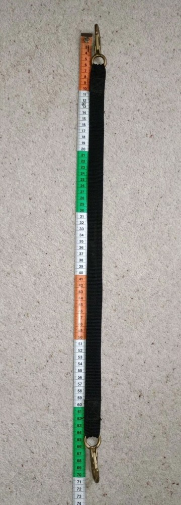 Military Strap With Brass Hooks