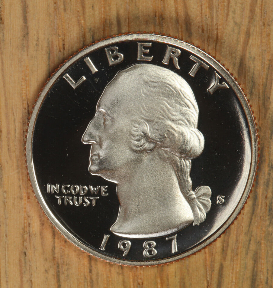 1987 S Washington Quarter Clad 25¢ - Gem Proof