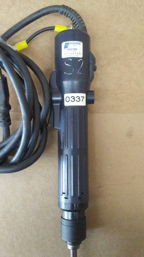 DELTA REGIS ESL500 ELECTRIC VARIABLE TORQUE SCREWDRIVER VGC 337