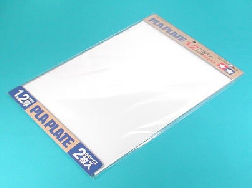 Tamiya PLA-PLATE 1.2mm B4 SIZE (2 pcs.) 70125