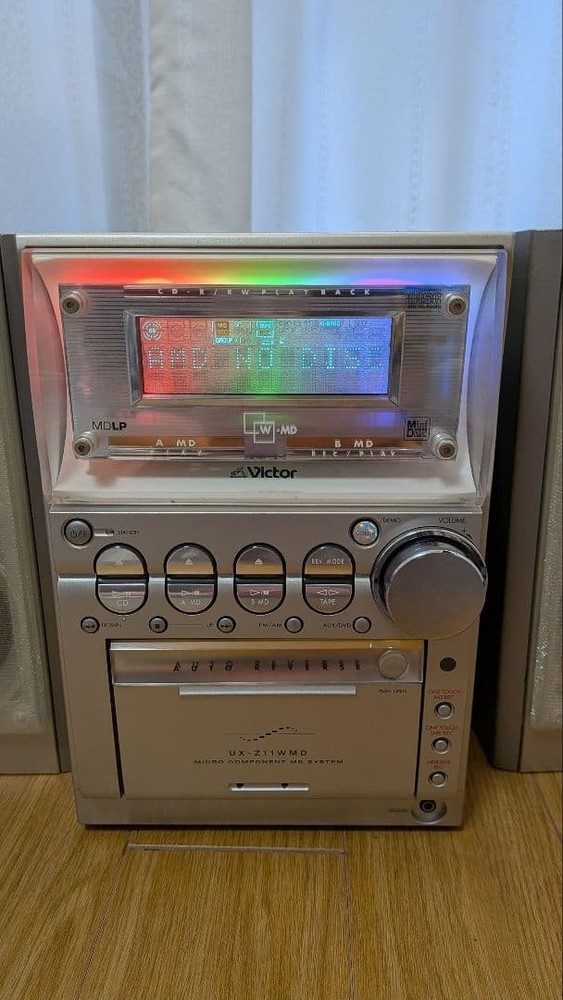 Victor Mini Component CD Radio Cassette MD Deck