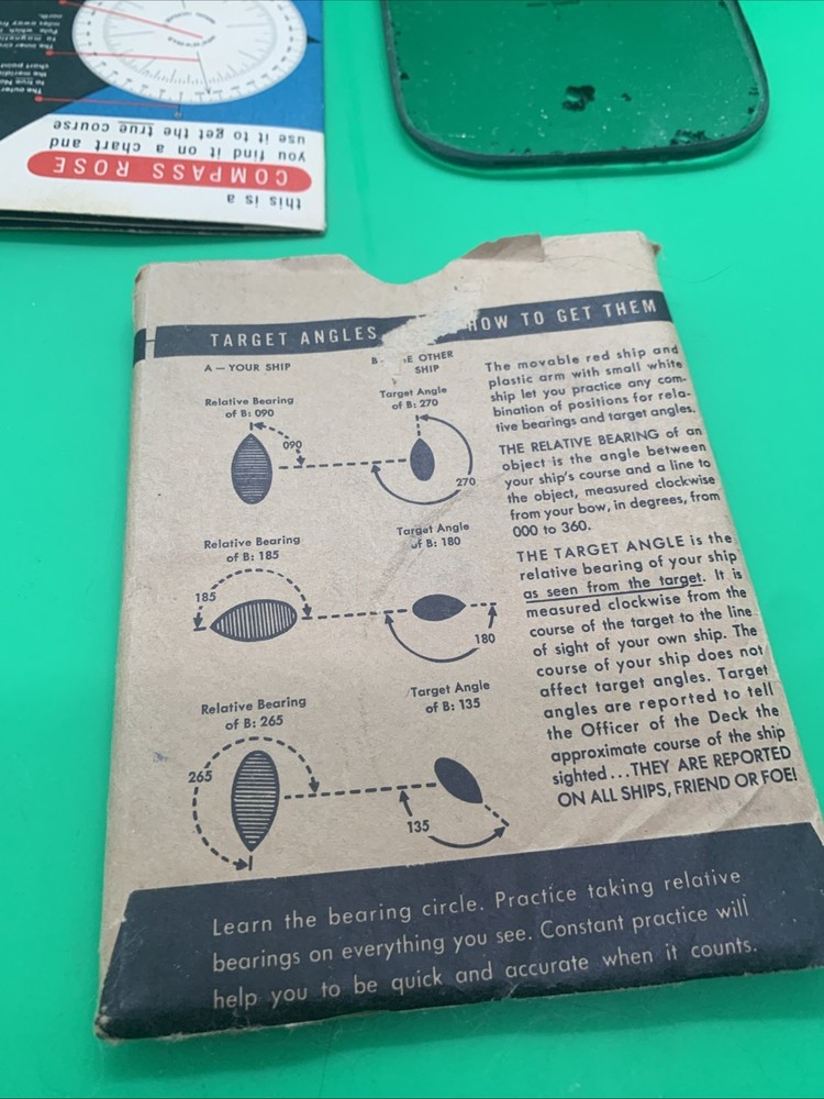 1944 Compass Trainer Navy Target Angles How To Get Them