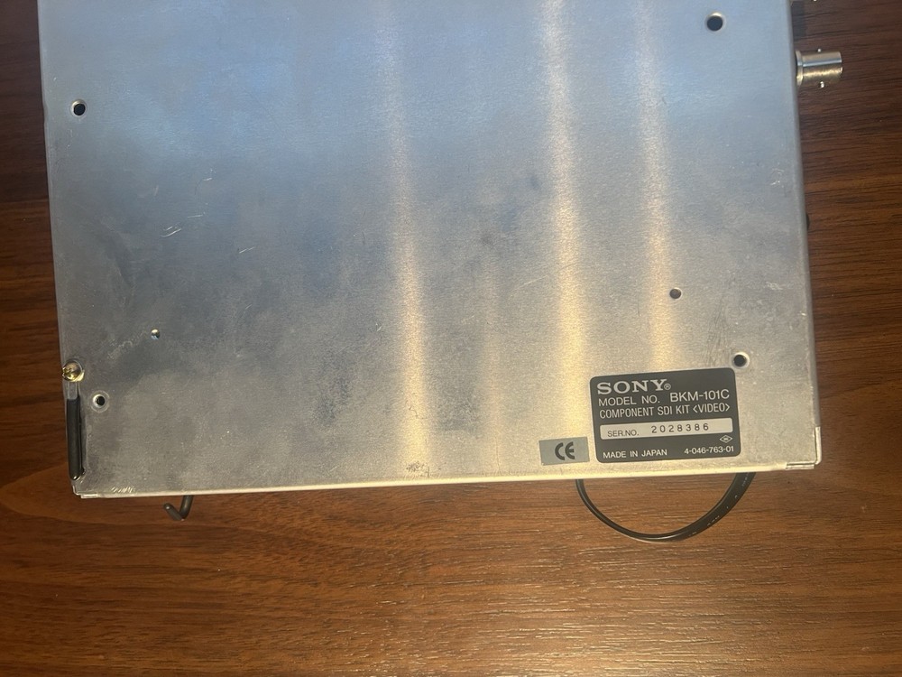 Sony BKM-101C Component SDI Serial Digital Interface