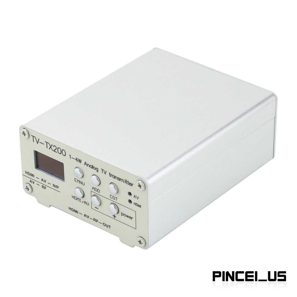 TV-TX200 VHF/UHF Analog TV Transmitter HD/AV Input Analog Signal Transmitter