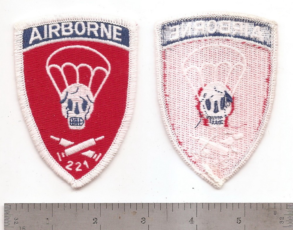 #273 US ARMY 221 MEDICAL AIRBORNE PATCH