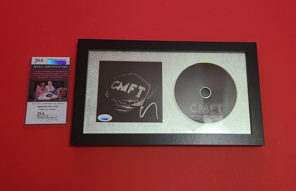 Corey Taylor SLIPKNOT Autographed Signed / Chrome MAT FRAMED CD "CMFT" JSA COA