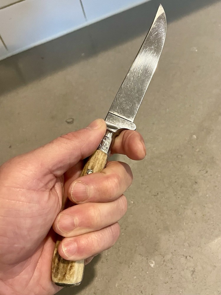 Antique Knife. Stamped: Rostfreil.