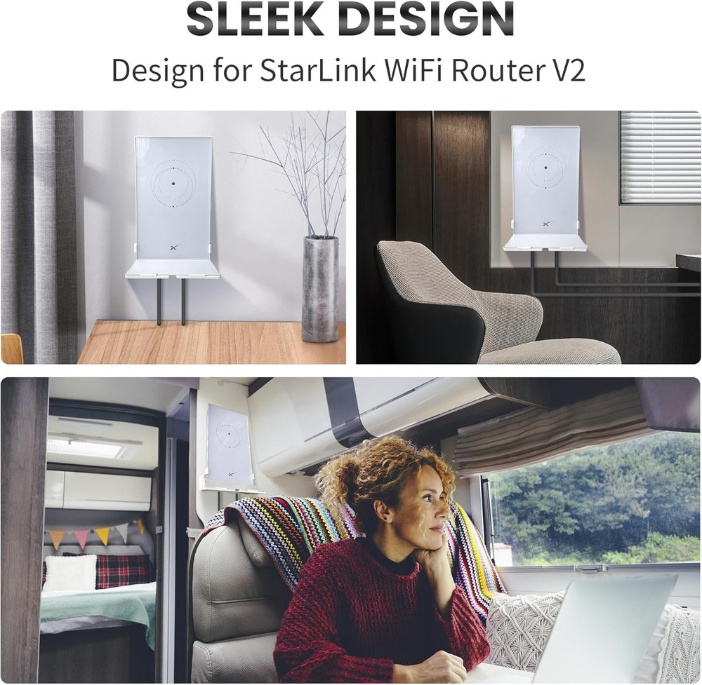 Minimalist Wall Holder for Starlink Extensions - Elevate Your Wi-Fi Experience