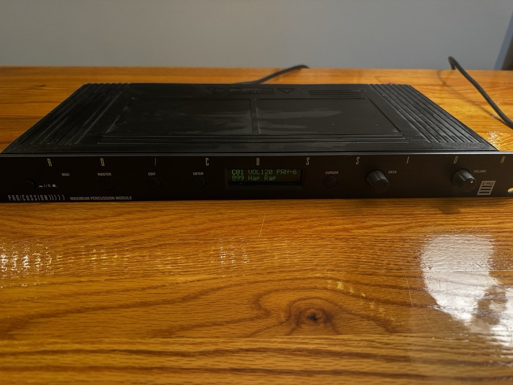 E-MU Pro/Cussion Maximum Percussion Module Emu Procussion Rack Mountable