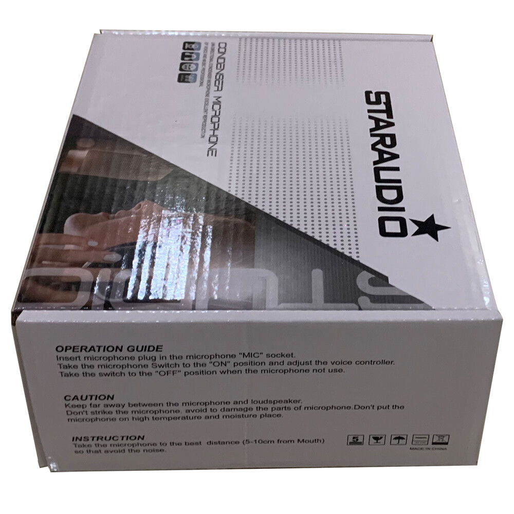 USB Recording Microphone Kit Complete Condenser Mic For Computer Laptop Studio