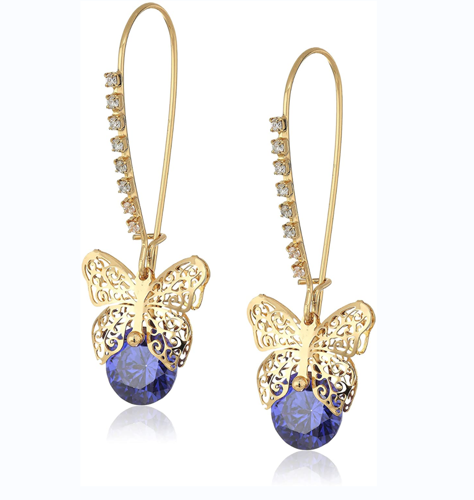Betsey Johnson Earrings & Necklace 4PCs Bundle Set | Versatile Styles |
