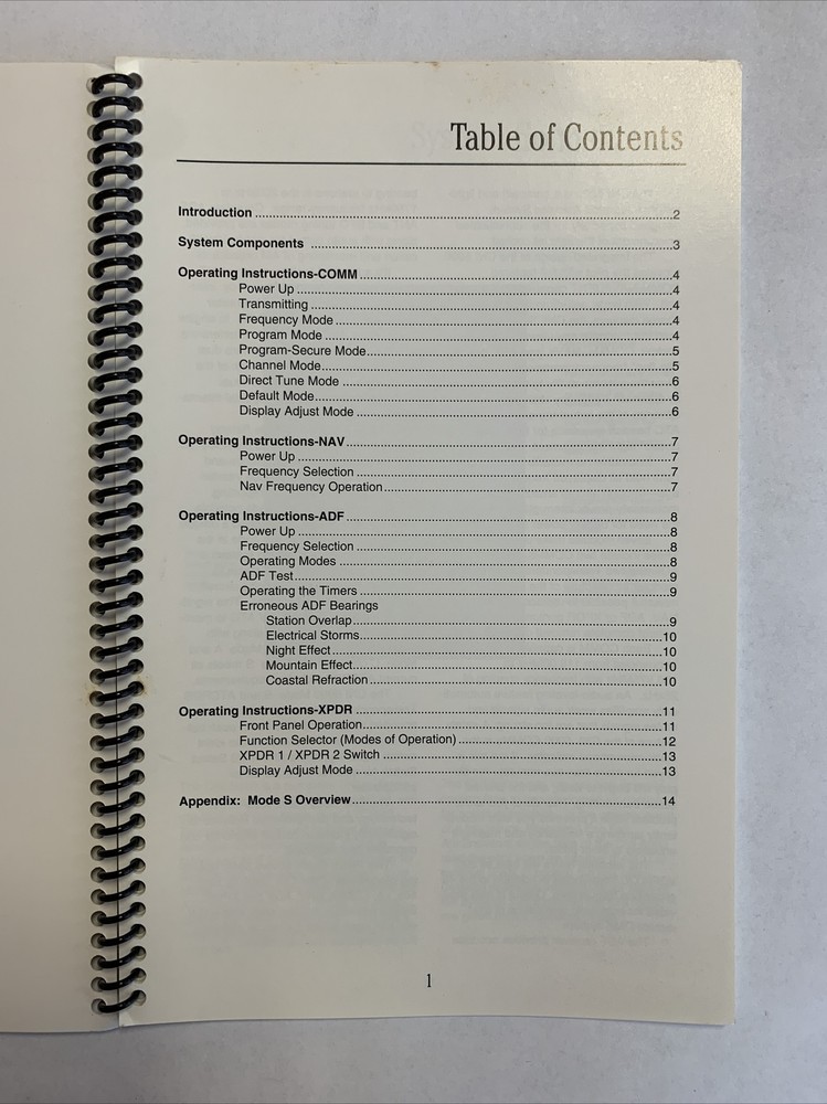 Bendix/King CNI 5000 Integrated Avionics System Pilot's Guide