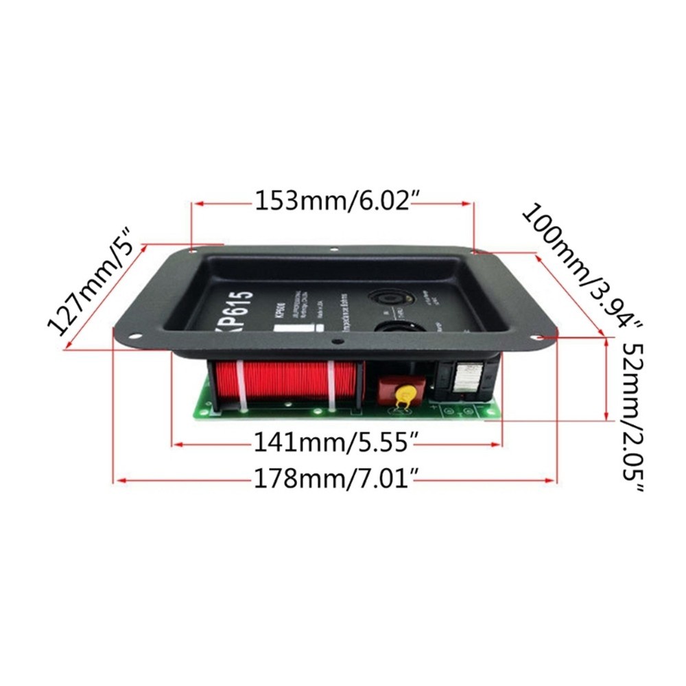 2 Way Audio Divider Crossover Frequency Divider Module Treble HiFi1856