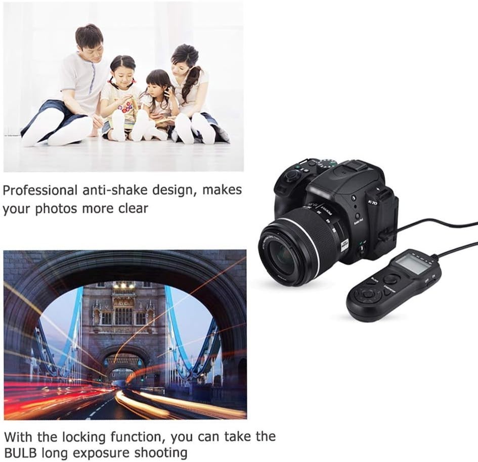 Ergonomic Digital Timer Remote Shutter Release for Olympus Cameras - 10m Range