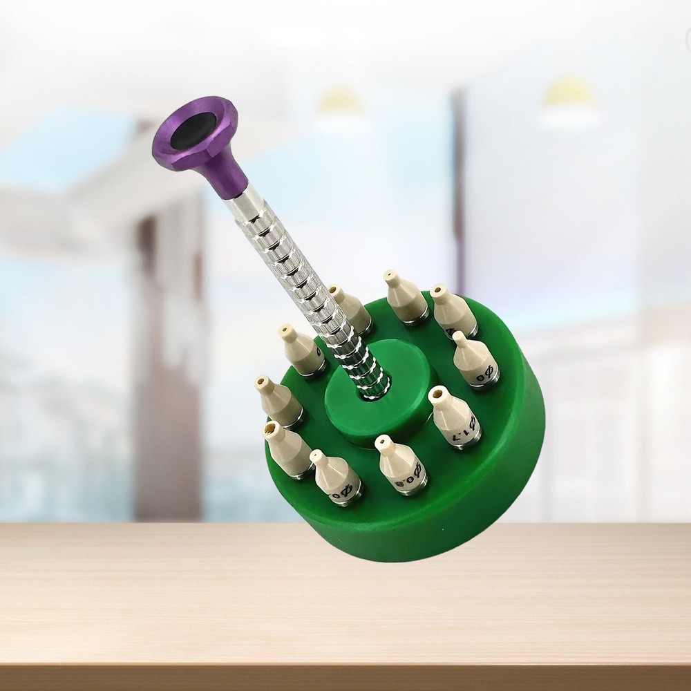 Watch Hand Install Setting Tools Dual Sided with Replaceable Pusher Fitting Sezz