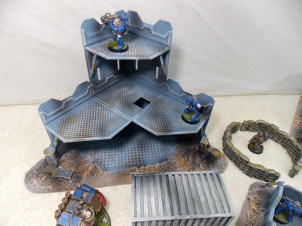 WARGAMING TERRAIN PAINTED BUNDLE 9 PIECE SET...ADVANCE ORDERS