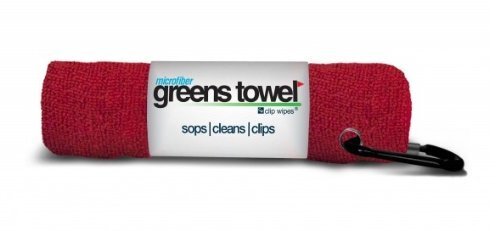 Green Microfiber Golf Greens Towel