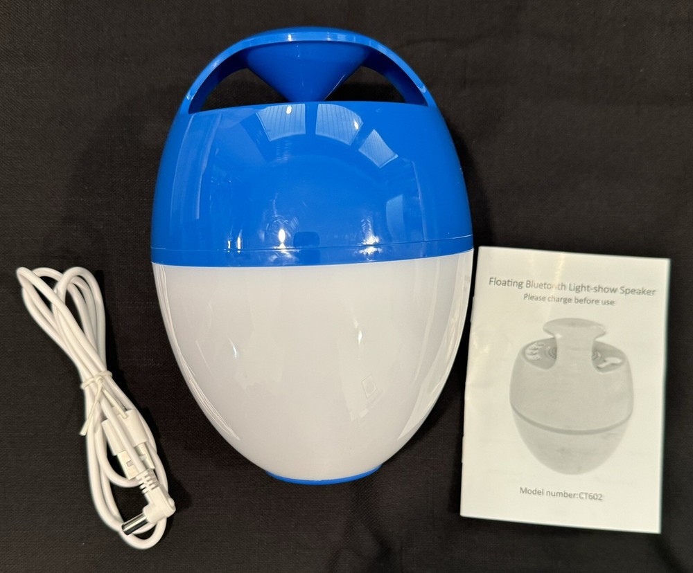Floating Pool Bluetooth Light Show Speaker Kingsom CT602