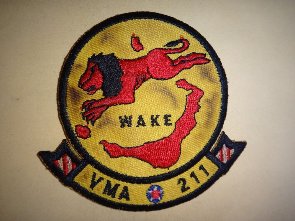 Vietnam War USMC Marine Attack Squadron VMA-211 WAKE Patch