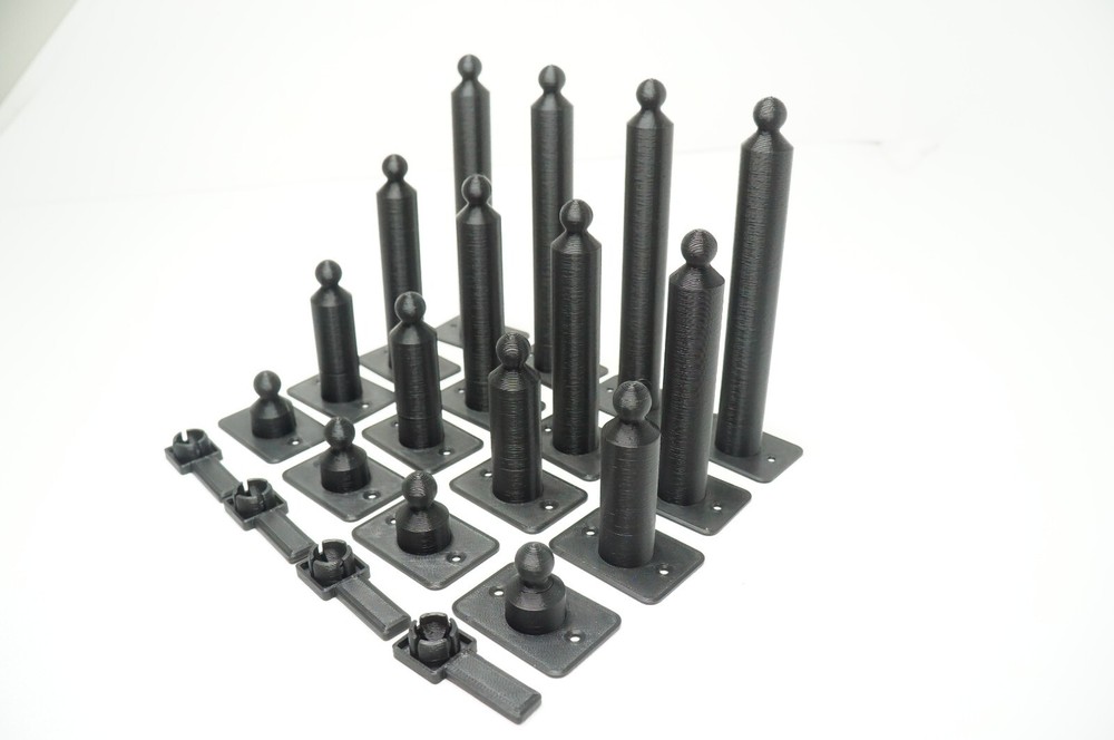 Standard Track Support & Clip - 20 Piece Set for Carrera 124 / 132 / Evolution