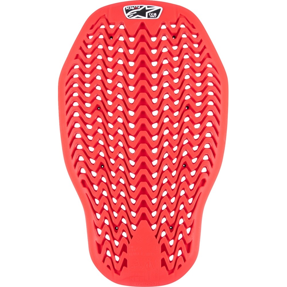 Alpinestars Nucleon Plasma Back Protector Insert (Small, Red/Black)