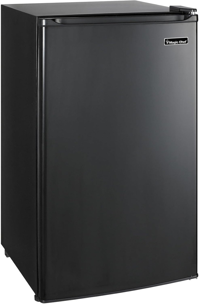 3.5 Cu. Ft. Mini Refrigerator in Black with Freezer Section