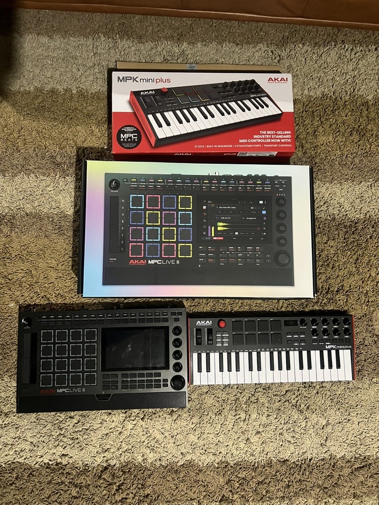 akai mpc live 3 x mpk mini plus