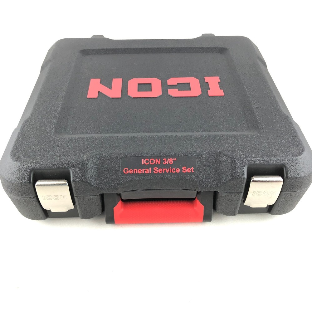 ICON 3/8 Drive General Service Set Modular Socket Case EMPTY TOOL BOX NEW M25400