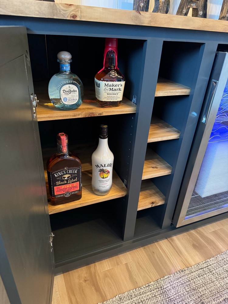 Bar Cabinet with Fridge
