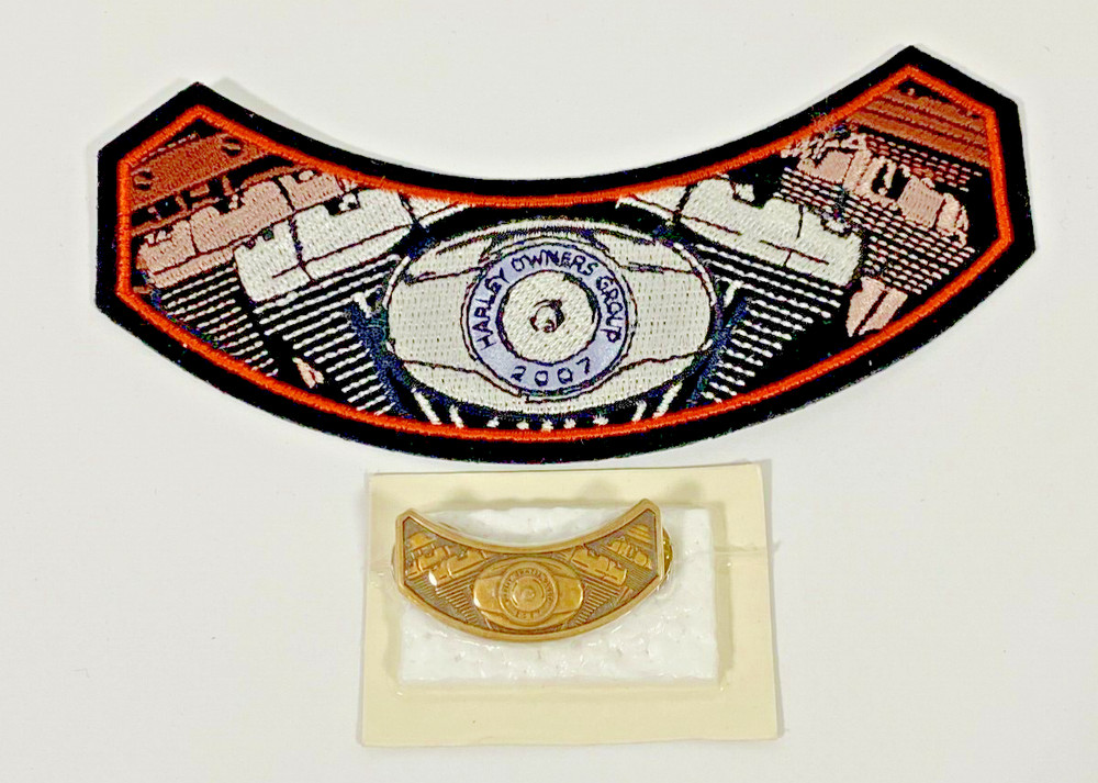 Harley Owner's Group HOG 2007 Patch with Pin