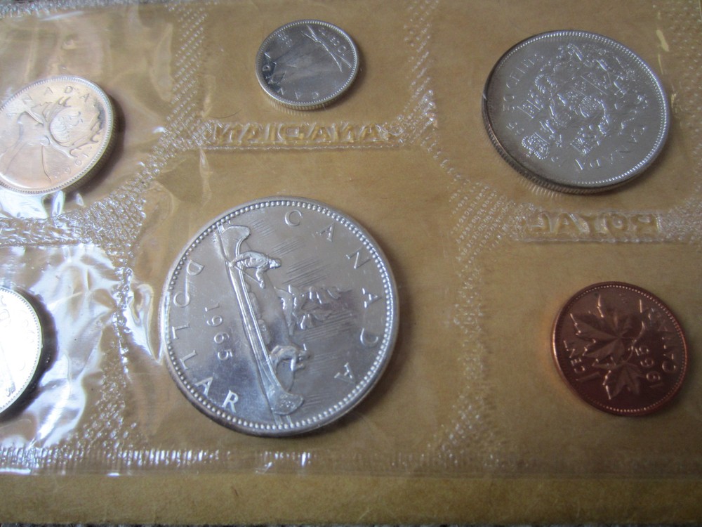 1965 Canada Silver PL Set. Original Mint Packing UNC RJ