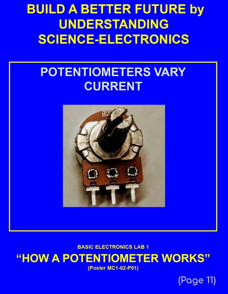 5th Grade- Lesson Plan #Exp02 "HOW A POTENTIOMETER WORKS" Science-Electronics