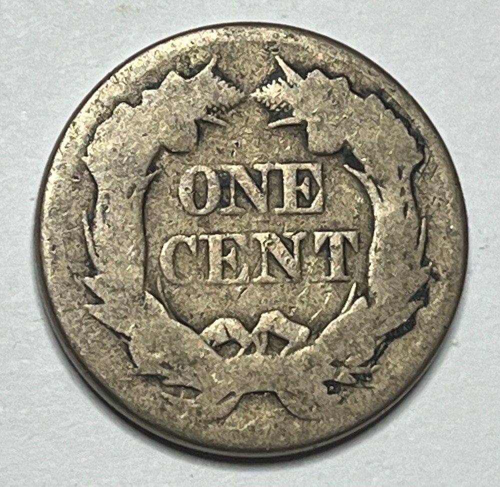 1857 Flying Eagle Cent - Circulated Penny; B028